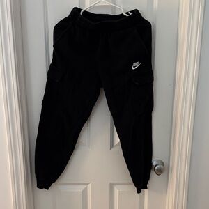 Nike Kids Black Cargo Joggers